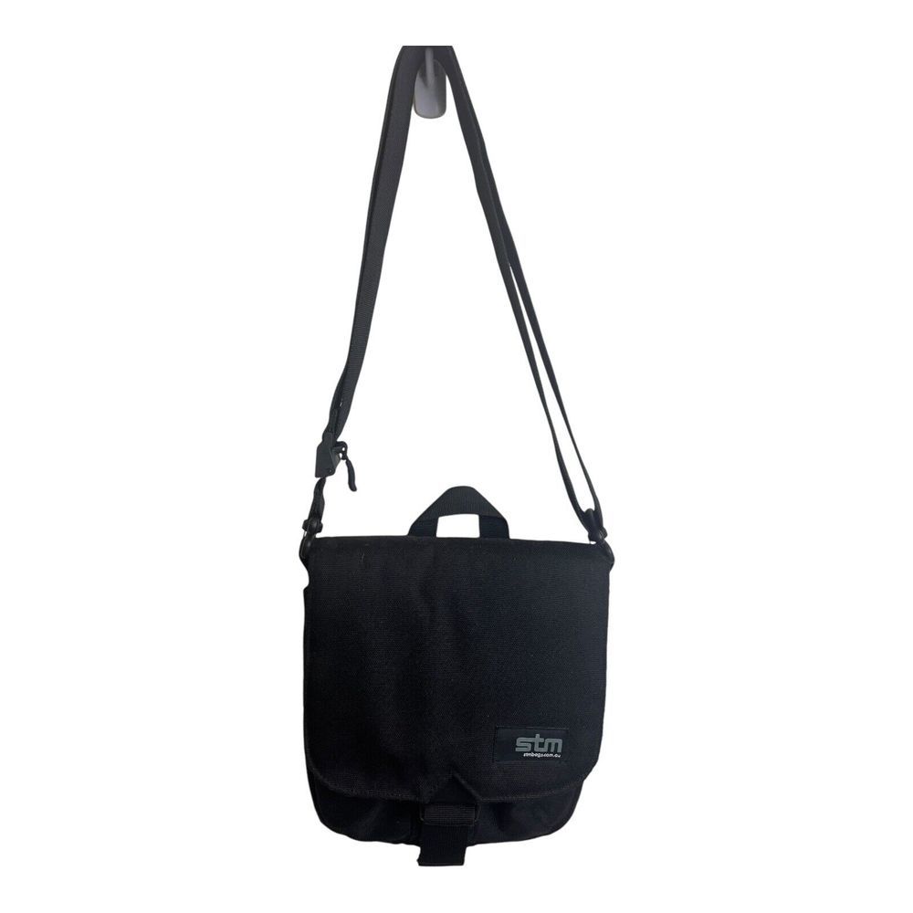 STM Bags Australia Messenger Travel ipad Tablet Book‎ Bag Black with Strap